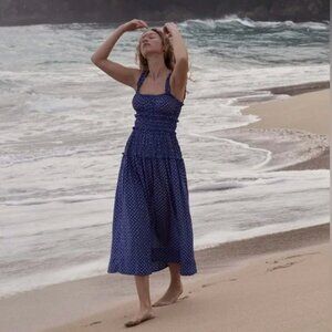 Doen Marianne Dress in seashell Bord De Mer